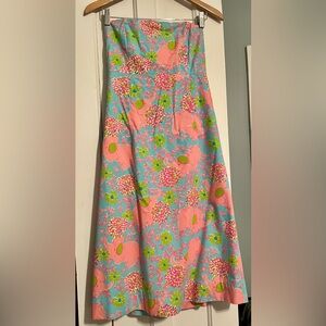 Vintage Classic Lilly Pulitzer Sabrina dress in Elefrance  print (2004)
